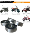 6201RS Mini Bike Wheel Bearing Kit For Coleman CT100U CT100X RB100 RB200 Baja Motorsports with mini bikes and go-kart