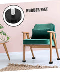 4 Pack Adjustable Rubber Shock Absorber Feet Pads For Noise Reduction And Vibration Control on chair legs