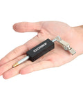 Hand holding an Adjustable Ignition Spark Tester for Small and Large Engines Spark Plug Tester and Spark Load Diagnostic Tool