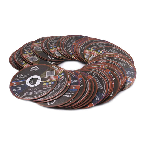 Fifty Pack 4.5 Inch Ultra Thin Cut Off Wheels For Angle Grinder Heavy Duty Abrasive Cutting Discs Smooth Slicing Stainless Steel And Hard Metal Cutting Tough As Nails Setup Reliable Pro Grade Results