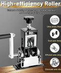 Beefy Copper Wire Stripper Machine For 0.06 To 1 Inch Cables with hand crank, dual-axis design, shown on tabletop.