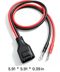 Heavy Duty 50 Amp Extension Cable 8 Awg Copper Bidirectional Fast Charging Cord Featuring Rock Solid Pps Power Management close-up view