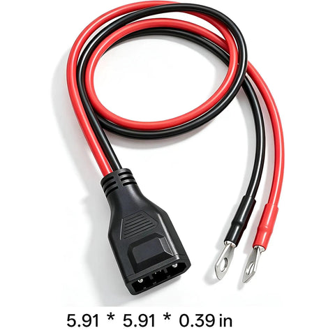 Heavy Duty 50 Amp Extension Cable 8 Awg Copper Bidirectional Fast Charging Cord Featuring Rock Solid Pps Power Management close-up view