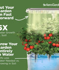 Harvest Elite Indoor Garden Hydroponic System With LED Grow Light and Seed Kit showing fast growth and water efficiency.