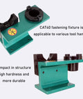CAT40 Tool Holder Tightening Fixture For CNC Machines Universal Clamp in heavy-duty aluminum for secure tool holding on work tables