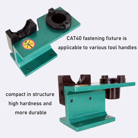 CAT40 Tool Holder Tightening Fixture For CNC Machines Universal Clamp in heavy-duty aluminum for secure tool holding on work tables