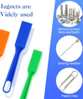30 Pack Magnetic Wands For Kids Bulk Classroom Science Tools Colorful Bingo Sticks with screws and sewing needles