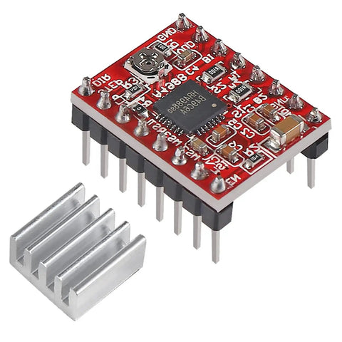 A4988 Stepper Motor Driver Modules With Heat Sinks For 3D Printers Reprints Mendel Huxley And Arduino DIY Projects Five Step Resolution Options