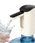 Water Dispenser For 5 Gallon Bottle With Digital Display And Dual Pumps USB Rechargeable Electric Water Pump With Foldable Spout pouring water