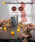 DIY Wooden Catapult Kit 3D Puzzle for Adults and Kids With Wheels and Gears Ballista Model Building Kit 142 Parts With Step by Step How To Guide, wooden ballista on table