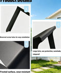 Heavy Duty Electric Vehicle Charger Cover Badass Outdoor Wall Box Shell with reserved screw holes and frosted surface.