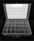 Pan Head Sheet Metal Screw Assortment In 18 8 Stainless Steel 1705 Piece Hardware Fastener Kit With Sizes 4 6 8 10 in case