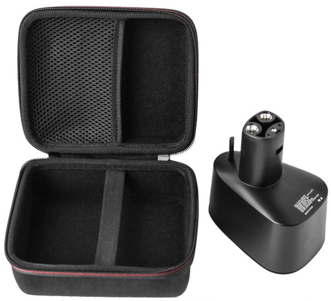 Straight Up Eva Hard Travel Case For Tesla Ccs1 J1772 Charging Adapter Slick Carry Pouch with open design and charging head.