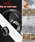 Amazon DT-DIATOOL tile hole saw kit with diamond core bits (6–100mm) and 4/5in finger bit, bevel chamfer and SDS adapter
