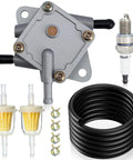 Golf Cart Fuel Pump For EZGO 295cc 350cc TXT And Medalist 4 Cycle Models 1994 Up With Fuel Filter Line Spark Plug Replacement 72021 G01