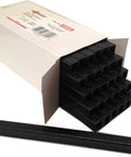 Kickass 22 Gauge Three Eighth Crown Chisel Point Upholstery Staples in a box, black, for C type hand tools, ideal for fastening.