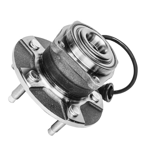 2-Pack Rear Wheel Bearing Hub Assemblies For Chevy Equinox, Saturn Vue, Pontiac Torrent 2002-2007 With 5-Bolt Pattern And ABS Sensor Wire