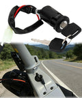 Key Ignition Switch For Electric Bikes And Scooters With 2 Wire Lock Zinc Alloy Lock shown installed on an electric bike frame