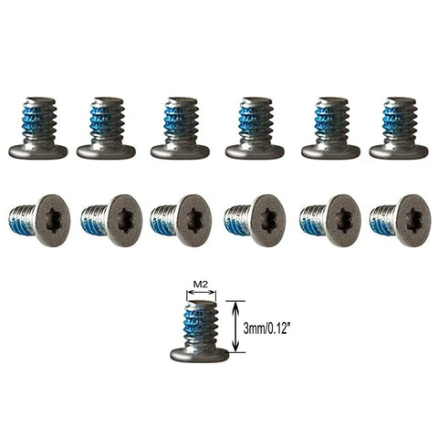 12Pcs M2x3 Torx T5 Bottom Cover Screws With Mini Driver Replacement Kit For Dell XPS