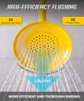 High-efficiency flushing nozzle of Heavy Duty 304 Stainless Steel Emergency Shower And Eyewash Station Kit with water coverage