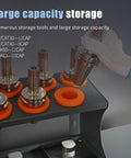 Heavy Duty Large Capacity CNC Tool Storage Cabinet With Vertical Drawers For CAT BT40 Tool Holders in use