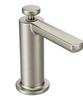 Spot Resist Stainless Modern Deck Mounted Kitchen Soap Dispenser With Above The Sink Refillable Bottle