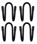 Two Expandable Chain Link Fence Hangers For Holding Poles, Brushes, Leaf Rakes And Light Gear Up To 4 Lb, Adjustable