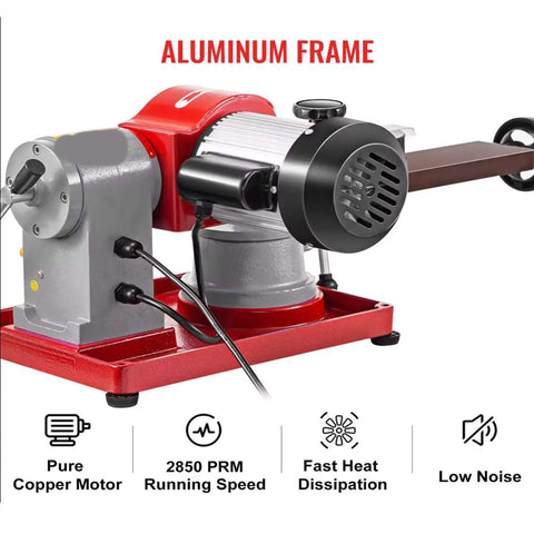 No Fluff 370W Electric Angle Grinder For Sharpening Circular Saw Blades And Hard Alloy Bits 220V 2850 RPM with aluminum frame.