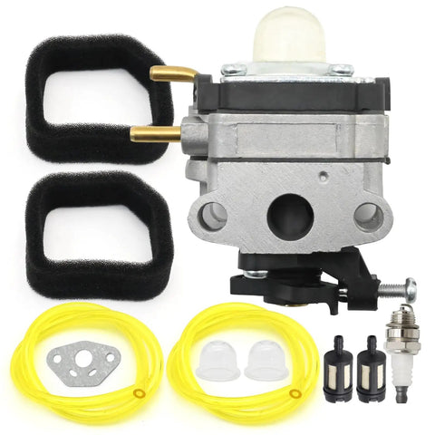 Carburetor Kit Replacement For MTD Cub Cadet WS410 WS4200 E410 E405 C410 C405 Engines And Troy Bilt TB304S TB304H TB304 Engine Models Budget Friendly Durable Fit Easy Install featuring carburetor, lines, and accessories.