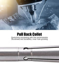 High Force Lathe Chuck Pull Back Collet SDC06-1/4 showing 6mm size, 65Mn steel material, used for precise machining tasks.