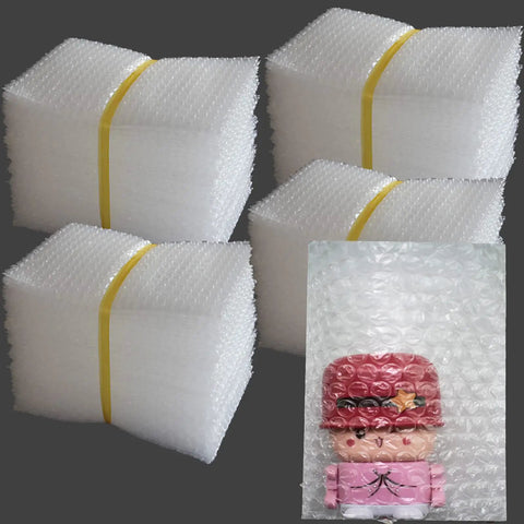 Clear Double Wall Bubble Pouches 6 By 8 Inch 200 Pack Cushioning Bags For Moving And Shipping Fragile Dishes Glassware Plates