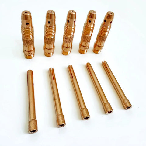 Collet Body And Collet Consumables Kit For TIG Welding Torch Pro Grade Must Have 17 18 26 One Sixteenth Inch 1.6mm Collets And Bodies