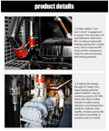 Zero Hassle Heavy Duty Oil Free Air Compressor With Truly Silent Rotary Setup High Pressure Airflow For Garage Workshop And Industrial Jobs Smooth All Day Long Power, close-up of internal rotary pump design.