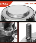 Close-up of 2X Rear Wheel Bearing And Hub Assembly For Honda Accord 2014 2020 FWD 5 Lug Compatible with Hybrid and Gas Models