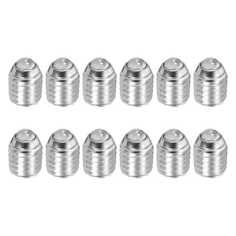 Heavy Duty Ball Point Set Screws M5x6mm 304 Stainless Steel Hex Socket Spring Plungers Grub Screw for Industrial Machines