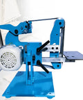 Heavy Duty Electric Belt Sander And Polishing Grinder With Badass 1100W Brushless Motor And 915X50Mm Sanding Belt in blue