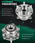 Wheel Bearing Hub Assembly For Hyundai Santa Fe And Kia Sorento - Fits 2015-2019 Santa Fe 2.0L 2.4L 3.3L, 2016-2019 Santa Fe XL
