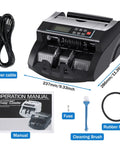 Cash Counter Machine For US Dollars Only With UV MG MT IR DD Detection Add And Batch Modes Value Counting LCD Display Alarm
