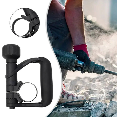 Black Front Grip Side Handle Replacement For Demolition Hammers Like GSH 10 C, 11311EVS, 11316, MH10-SE, GSH16-28, GSH16-30 And B56 Ergonomic, Easy Install Auxiliary Grip For Reduced Hand Fatigue.