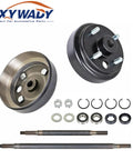 Rear Axle And Brake Hub Drum Assembly Kit With 24 Spline Replacement For Electric And Gas Golf Carts 1982 To 1993 components