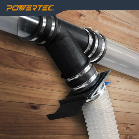 Clear PVC Dust Collection Pipe 6 Inch Diameter By 36 Inch Length One Pack Rigid Tubing For Woodworking Dust Systems And Fittings Blue Tint Tube