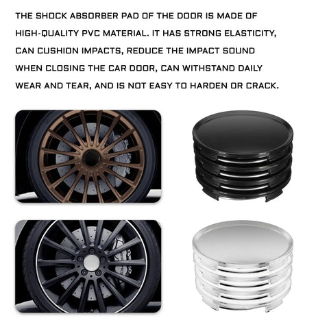 Fresh Ride Upgrade Snap In Wheel Center Caps 4 Piece Set Heavy Duty Abs Rim Hub Covers Universal Car Mod 2.36 Inch Silver on car wheels.