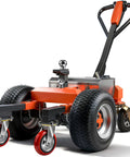 Super Duty Electric Trailer Dolly With 6 Wheels Boosts 7500 Max Load For RVs And Car Trailers, featuring a durable design with a ball hitch.