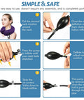 Upgrade Your Wellness Game With This Jaximy Inflatable Neck Traction Device For Serious Pain Relief. Steps for use and adjustment.