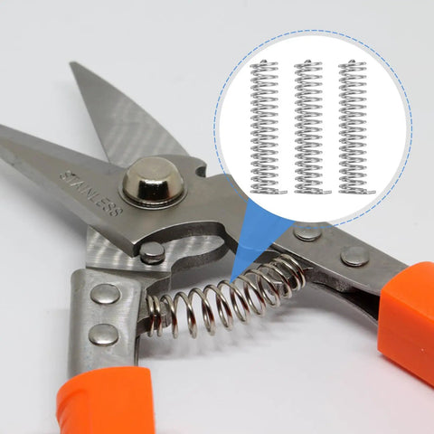 100 Pc Sturdy Stainless Steel Mini Compression Springs Assortment Kit For Heavy Duty Diy Repairs Doors Curtains Gadgets And Home Projects You Can Trust For Easy Fixes, springs in pruning shears