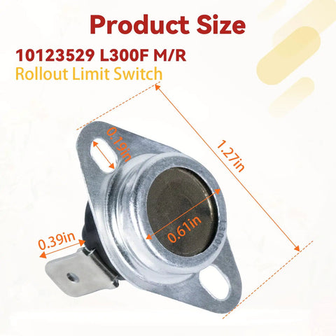 Top Shelf Manual Reset Rollout Switch To Keep Your HVAC Furnace Running Smooth And Dead Safe At 300 Degrees With Heavy Duty Thermal Cutoff Relay Built Tough For Amana And Goodman Units