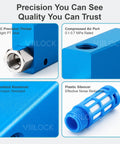 Pro-Grade Pneumatic Vacuum Ejector With Silencer And Aluminum Air Exhaust Valve For Industrial Automation CV-10 details