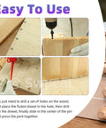 Wood Dowel Pins Kit 505 Pcs Four Sizes 1/4 In 5/16 In 3/8 In 1/2 In Straight Grooved Dowel Pins With Center Point in use for furniture making