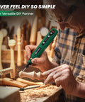 Mini Cordless Rotary Tool Kit With 69 Pieces, 5 Speed USB C Charging, Grab And Go Portable DIY Craft Set for wood carving