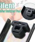 Silent buffer rubber pad for 18 Inch Side Mount Soft Close Drawer Slides Heavy Duty Full Extension Ball Bearing Rails With Smooth Quiet Self Closing Operation Dresser Glides Runners Anti Rust Coated Metal Ball Bearings 800 Lb Capacity